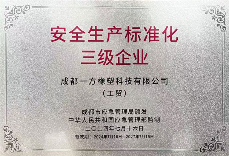 安全生产标准化三级企业